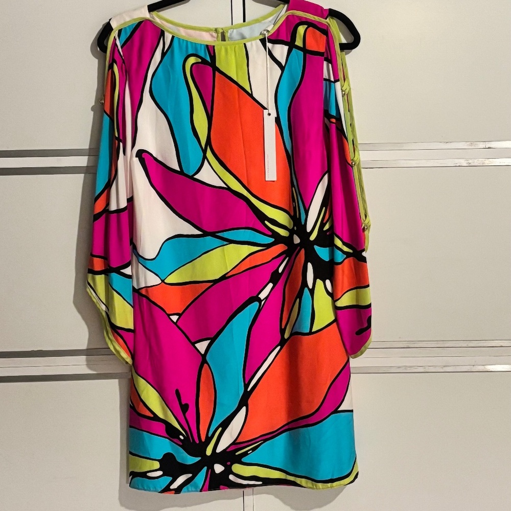 Alice & Trixie Midi Dress Multicolor Sz Small  Pullover